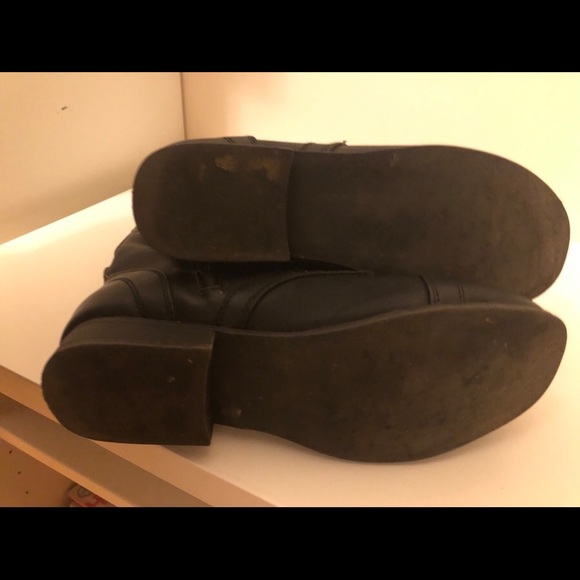 Black Steve Madden combat boots - Picture 2 of 3